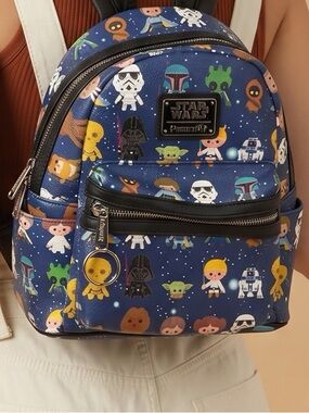 Loungefly Star Wars Character blue Backpack
